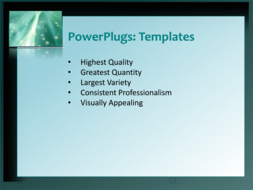 PowerPoint Template - abstract, technology, science - Print Slide